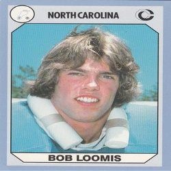 Autograph Warehouse Bob Loomis Football Card (North Carolina) 1990 Collegiate Collection No.84