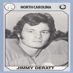 Sports Memorabilia Jimmy DeRatt Football Card (North Carolina) 1990 Collegiate Collection No.110