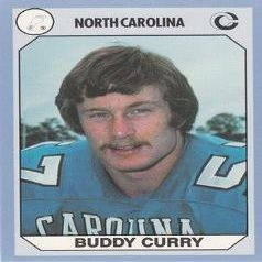 Autograph Warehouse Buddy Curry Football Card (North Carolina) 1990 Collegiate Collection No.49