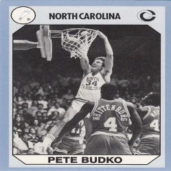 Autograph Warehouse Pete Budko Basketball Card (North Carolina) 1990 Collegiate Collection No.134