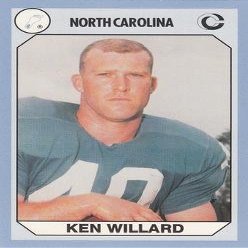Autograph Warehouse Ken Willard Football Card (North Carolina) 1990 Collegiate Collection No.73