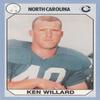 Autograph Warehouse Ken Willard Football Card (North Carolina) 1990 Collegiate Collection No.73 view 1