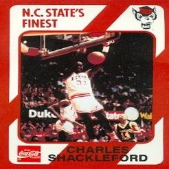 Autograph Warehouse Charles Shackleford Basketball Card (N.C. North Carolina State) 1989 Collegiate Collection No.35