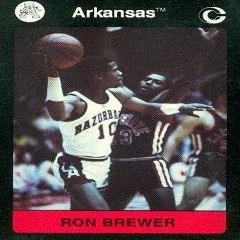 Sports Memorabilia Ron Brewer Basketball Card (Arkansas) 1991 Collegiate Collection No.69