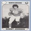 Sammy Johnson Football Card (North Carolina) 1990 Collegiate Collection No.194 view 1