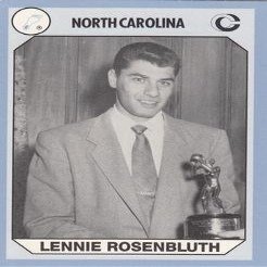 Autograph Warehouse Lennie Rosenbluth Basketball Card (North Carolina) 1990 Collegiate Collection No.98