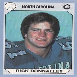 Rick Donnalley Football Card (North Carolina) 1990 Collegiate Collection No.37
