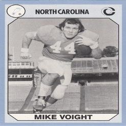 Sports Memorabilia Mike Voight Football Card (North Carolina) 1990 Collegiate Collection No.171