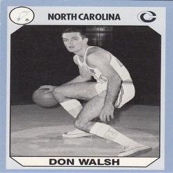 Autograph Warehouse Don Walsh Basketball Card (North Carolina) 1990 Collegiate Collection No.198