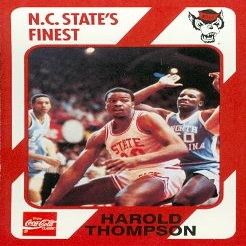 Autograph Warehouse Harold Thompson Basketball Card (N.C. North Carolina State) 1989 Collegiate Collection No.118