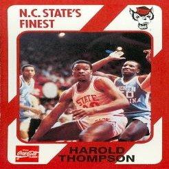 Autograph Warehouse Harold Thompson Basketball Card (N.C. North Carolina State) 1989 Collegiate Collection No.118