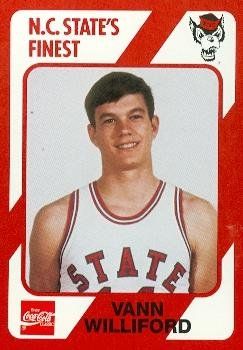 Sports Memorabilia Vann Williford Basketball Card (N.C. North Carolina State) 1989 Collegiate Collection No.125
