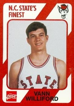 Sports Memorabilia Vann Williford Basketball Card (N.C. North Carolina State) 1989 Collegiate Collection No.125