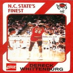 Autograph Warehouse Dereck Whittenburg Basketball Card (N.C. North Carolina State) 1989 Collegiate Collection No.71