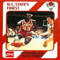 Sports Memorabilia Charles Whitney Basketball Card (N.C. North Carolina State) 1989 Collegiate Collection No.140