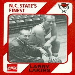 Autograph Warehouse Larry Lakins Basketball Card (N.C. North Carolina State) 1989 Collegiate Collection No.92