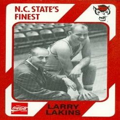 Autograph Warehouse Larry Lakins Basketball Card (N.C. North Carolina State) 1989 Collegiate Collection No.92