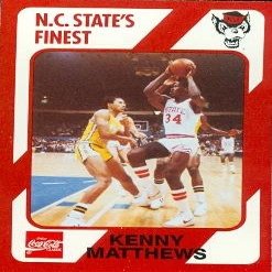 Sports Memorabilia Kenny Matthews Basketball Card (N.C. North Carolina State) 1989 Collegiate Collection No.122