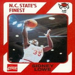 Sports Memorabilia Sidney Lowe Basketball Card (N.C. North Carolina State) 1989 Collegiate Collection No.94