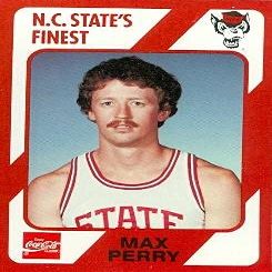 Autograph Warehouse Max Perry Basketball Card (N.C. North Carolina State) 1989 Collegiate Collection No.177