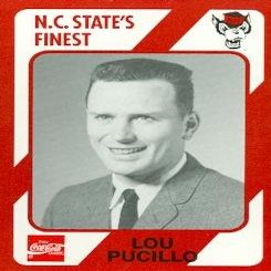 Autograph Warehouse Lou Pucillo Basketball Card (N.C. North Carolina State) 1989 Collegiate Collection No.196