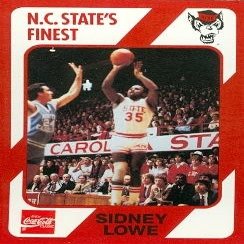 Autograph Warehouse Sidney Lowe Basketball Card (N.C. North Carolina State) 1989 Collegiate Collection No.96