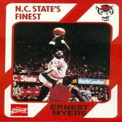 Sports Memorabilia Ernest Myers Basketball Card (N.C. North Carolina State) 1989 Collegiate Collection No.97