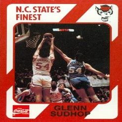 Sports Memorabilia Glenn Sudhop Basketball Card (N.C. North Carolina State) 1989 Collegiate Collection No.52