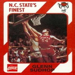 Autograph Warehouse Glenn Sudhop Basketball Card (N.C. North Carolina State) 1989 Collegiate Collection No.53