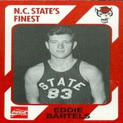 Sports Memorabilia Eddie Bartels Basketball Card (N.C. North Carolina State) 1989 Collegiate Collection No.13