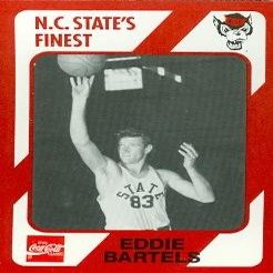 Autograph Warehouse Eddie Bartels Basketball Card (N.C. North Carolina State) 1989 Collegiate Collection No.14