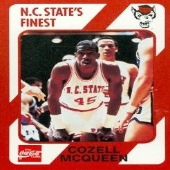 Sports Memorabilia Cozell McQueen Basketball Card (N.C. North Carolina State) 1989 Collegiate Collection No.101