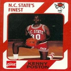 Autograph Warehouse Kenny Poston Basketball Card (N.C. North Carolina State) 1989 Collegiate Collection No.179