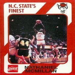 Sports Memorabilia Nathaniel Nate Mcmillan Basketball Card (N.C. North Carolina State) 1989 Collegiate Collection No.103