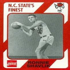 Sports Memorabilia Ronnie Shavlik Basketball Card (N.C. North Carolina State) 1989 Collegiate Collection No.41