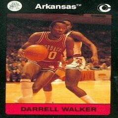 Autograph Warehouse Darrell Walker Basketball Card (Arkansas) 1991 Collegiate Collection No.85