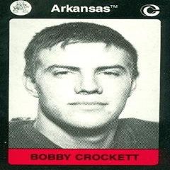 Autograph Warehouse Bobby Crockett Football Card (Arkansas) 1991 Collegiate Collection No.91