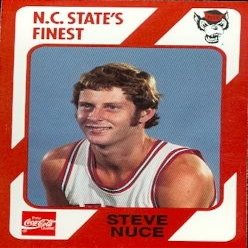 Autograph Warehouse Steve Nuce Basketball Card (N.C. North Carolina State) 1989 Collegiate Collection No.154