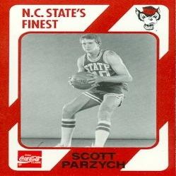 Sports Memorabilia Scott Parzych Basketball Card (N.C. North Carolina State) 1989 Collegiate Collection No.155