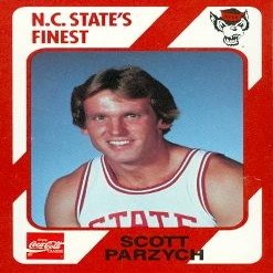 Autograph Warehouse Scott Parzych Basketball Card (N.C. North Carolina State) 1989 Collegiate Collection No.157
