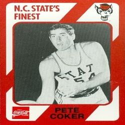 Autograph Warehouse Pete Coker Basketball Card (N.C. North Carolina State) 1989 Collegiate Collection No.181