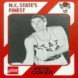 Autograph Warehouse Pete Coker Basketball Card (N.C. North Carolina State) 1989 Collegiate Collection No.181