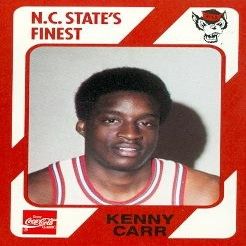Autograph Warehouse Kenny Carr Basketball Card (N.C. North Carolina State) 1989 Collegiate Collection No.60