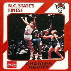 Autograph Warehouse Charles Nevitt Basketball Card (N.C. North Carolina State) 1989 Collegiate Collection No.108