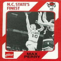 Autograph Warehouse Max Perry Basketball Card (N.C. North Carolina State) 1989 Collegiate Collection No.163