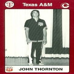Autograph Warehouse John Thornton Basketball Card (Texas A&M) 1991 Collegiate Collection No.30