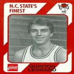 Autograph Warehouse Quinton Leonard Basketball Card (N.C. North Carolina State) 1989 Collegiate Collection No.109