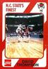 Autograph Warehouse David Thompson Basketball Card (N.C. North Carolina State) 1989 Collegiate Collection No.165