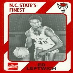 Sports Memorabilia Ed Leftwich Basketball Card (N.C. North Carolina State) 1989 Collegiate Collection No.110