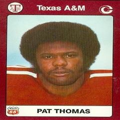 Autograph Warehouse Pat Thomas Football Card (Texas A&M) 1991 Collegiate Collection No.61